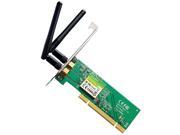 TP Link TL WN851ND Wireless N300 PCI Adapter 300 Mbps with WPS Button IEEE 802.1b g n Support 64 128 Bit WEP WEP WPA WPA2