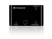 Transcend P8 15 in 1 USB 2.0 Flash Memory Card Reader TS RDP8K Black