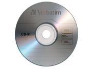 Verbatim CD R 80MIN 700MB 52X Branded 10pk Slim Case 94935