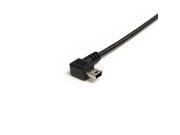 Startech USB2HABM3RA Mini Usb Cable A to Right Angle Mini B 3 Feet