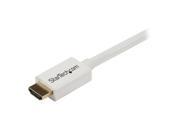 StarTech.com 5m 16 ft White CL3 In wall High Speed HDMI Cable Ultra HD 4k x 2k HDMI Cable HDMI to HDMI M M Audio Video Gold Plated