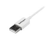 StarTech.com Micro USB 2.0 Cable Cord for Mobile Devices USBPAUB1MW White