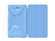 roocase Samsung Galaxy Tab S 8.4 Case Optigon 3D [Blue] Lightweight Slim Shell 8.4 Inch 8.4 Tri Fold Stand Smart Cover