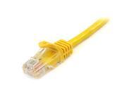 StarTech.com 45PATCH3YL Snagless RJ45 UTP Cat 5e Patch Cable 3 Feet Yellow