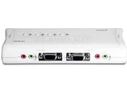TRENDnet 4 Port USB KVM Switch and Cable Kit with Audio TK 409K