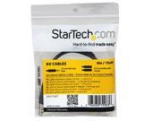 StarTech MUY1MFF 6 Inch Stereo Splitter Cable 3.5mm Male to 2x 3.5mm Female