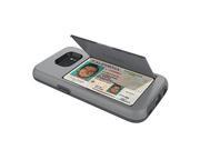 Incipio Stowaway Gray Credit Card Case with Integrated Stand for Samsung Galaxy S7 SA 724 GRY