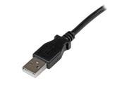 StarTech.com 3m USB 2.0 A to Left Angle B Cable Cord Black USBAB3ML