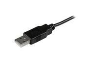 StarTech.com 1 Feet Mobile Charge Sync USB to Slim Micro USB Cable for Smartphones and Tablets USBAUB1BK