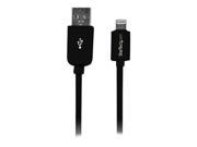 StarTech.com 1 Meter Apple 8 Pin Lightning Connector to USB Cable for iPhone iPod iPad Black USBLT1MB