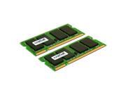 Crucial 4GB Kit 2GBx2 DDR2 800MHz PC2 6400 CL6 SODIMM 200 Pin Notebook Memory Modules CT2KIT25664AC800