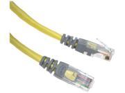 Belkin A3X126 10 YLW M 10 100BT RJ45M RJ45M CAT5E Crossover Cable 10 Feet Yellow with Molded Boot Gray