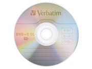 Verbatim DVD R DL AZO 8.5 GB 8x 10x Branded Double Layer Recordable Disc 5 Disc Slim Case 95311