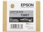 Epson UltraChrome K3 Light Black Ink Cartridge Light Black Inkjet 1 Each