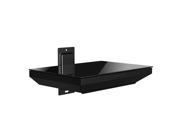 Atlantic 38435892 One Tier AV Component Shelf with Drawer Black