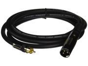 Monoprice 104777 6 Feet Premier Series XLR Male to RCA Male 16AWG Cable