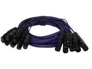 PYLE PRO PPSN811 8 Channel Snake Cable 10ft