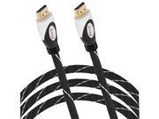 Jumbl High Speed HDMI Category 2 Premium Cable 35 Feet Supports 3D 4K Resolution Ethernet 1080P and Audio Return Nylon Braided Jacket