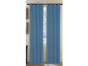 Set of 2 Broadway Linen Textured Grommet Top Curtain Drapery Panels 84 inch Long