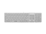 Delux K1000U Thin Wired Keyboard White