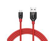 Anker PowerLine Micro USB 6ft The Premium Durable Cable [Kevlar Fiber Double Braided Nylon] for Samsung Nexus LG Motorola Android Smartphones