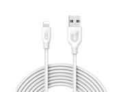 Anker PowerLine Lightning Cable 10ft Durable and Fast Charging Cable [Kevlar Fiber Double Braided Nylon] for iPhone iPad