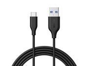 Anker PowerLine USB C to USB 3.0 Cable 6ft with 56k Ohm Pull up Resistor for USB Type C Devices Including the new MacBook ChromeBook Pixel Nexus 5X Nexus 6