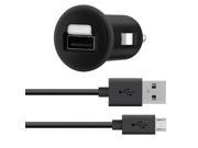 Belkin MIXIT Car Charger with 4 Foot Micro USB Charging Cable 2.1 Amp Retail Packaging