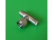 QTY 1 Mini UHF T Adapter 2 Female to 1 Male for RG58