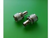 1 PC UHF PL259 Male to BNC Female Adapter