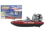 8 Rescue Patrol Boat w Water Action and Control Rudder Fun Bath Tub Pool Toy Boats for kids 9007D Playmaker Toys