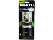Duracell DU1311 Charge Sync 2.1 Amp Lightning To Usb Cable White