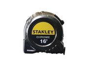 Stanley Chrome 16 Tape Measure 1 Wide