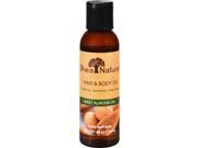 Shea Natural Hair and Body Oil Sweet Almond Oil 4 oz