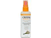 Crystal Essence Chamomile and Green Tea Body Spray Crystal Body Deodorant 4 oz Liquid