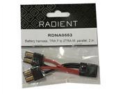 Radient RDNA0553 Battery Harness TRA F To 2TRA M Parallel 2 In