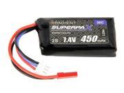 Radient RDNB4502SJ30 450MAH 2S 7.4 30C Battery JST
