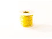 HOOK UP WIRE 22 GAUGE SOLID 25 YELLOW