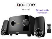 Boytone BT 3129F – Limited Edition Multimedia with Bluetooth Audio Hi Fi Speakers System Powerful Bass Digital Display FM Radio Supports USB SD AUX PC TV 2.1