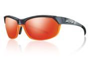Smith Pivlock Overdrive Sunglasses Gray Orange Frame 3 Carbonic TLT Lenses