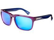 Electric Knoxville Sunglasses Royal Blue Frame Melanin Gray Blue Chrome Lenses