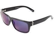 Electric Visual Back Line Sunglasses Gloss Black Frame M1 Gray Polarized Lenses