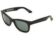 Electric ES08201001 Detroit Wayfarer Sunglasses Matte Black Frame Grey Lens