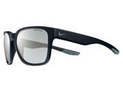Nike SB Recover Sunglasses Matte Black Gunmetal Frame Smoke Silver Flash Lens