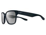 Nike Volano Sunglasses Matte Black Gunmetal Frame Grey Silver Flash Mirror Lens