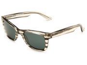Electric Visual Detroit Square Wayfarer Sunglasses Chester Grey Frame Gray Lens