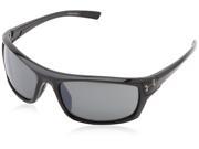 Under Armour UA Keepz Shiny Black Frame Grey Polarized Lenses Sport Sunglasses