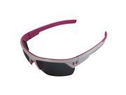 Under Armour UA Igniter 2.0 Shiny White Power in Pink Frame Gray Lens Sunglasses