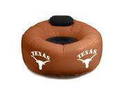 NCAA College Football Inflatable Cafe Lounge Chair with Headrest Texas Longhorns Orange