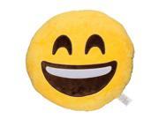 Emoji Smiley Emoticon Stuffed Plush Soft Round Car Head Rest Pillow Happy Face